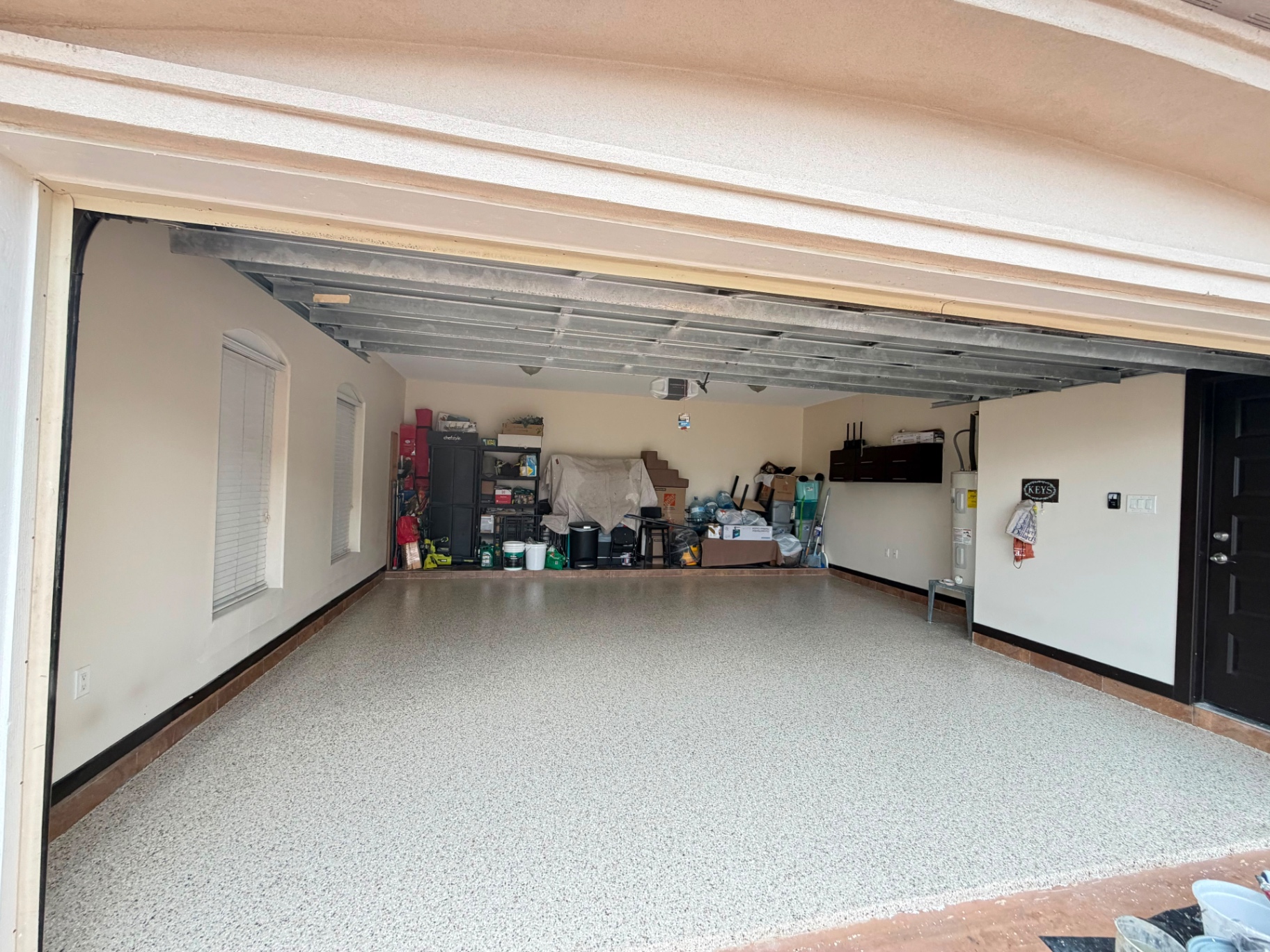 Garage From The Driveway