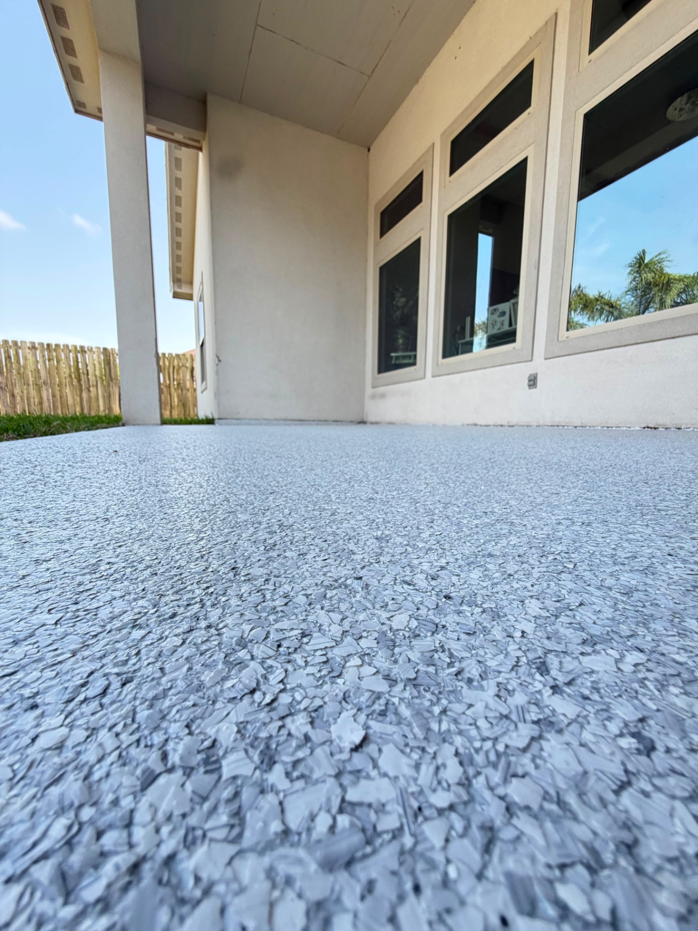 Patio Flake Close-Up