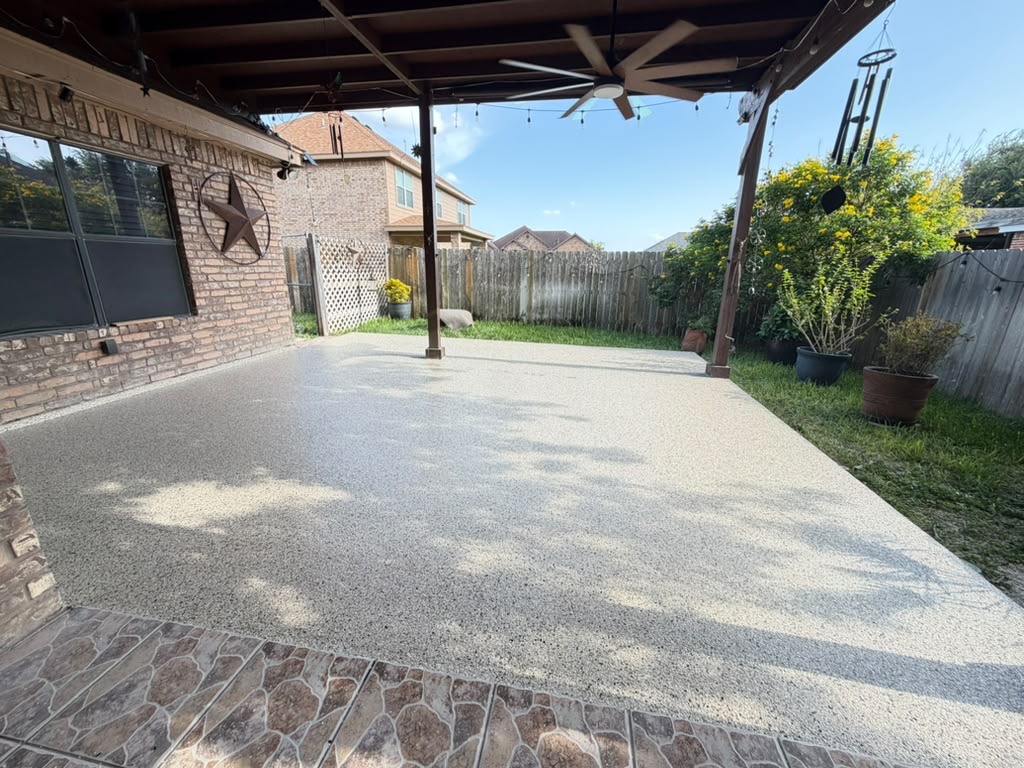 Patio, Pool Deck & Exterior Resurfacing floor finish example